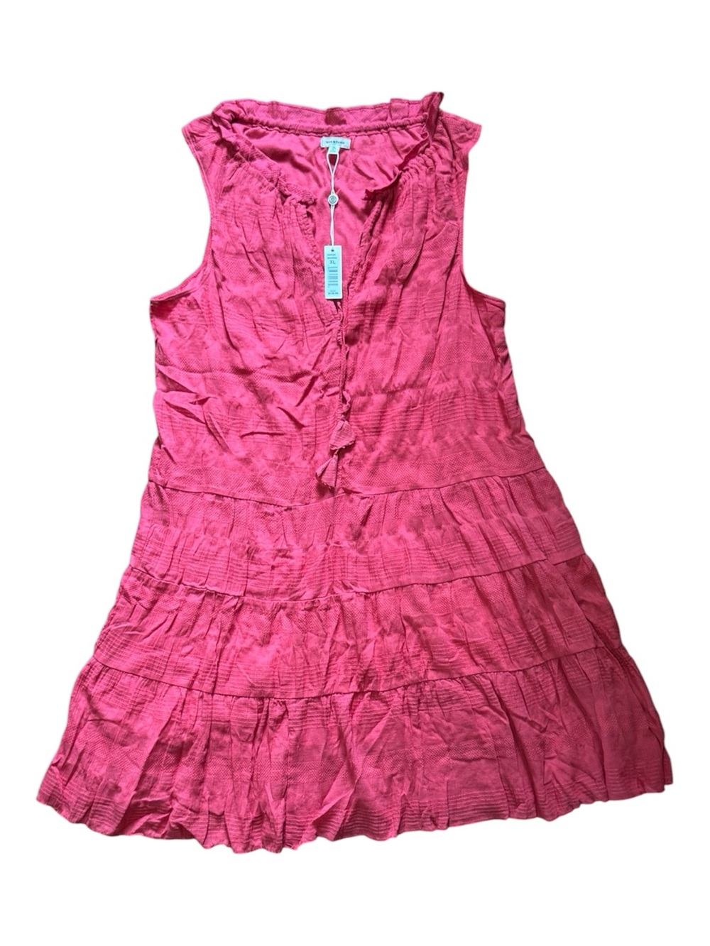 BNWT Sleeveless Pink Tiered Dress - by Max Studio